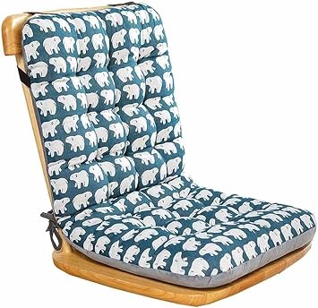 High Back Chair Cushions with Ties, One-Piece Non-Slip Chair Cushion for Dining Chair, Thickened Soft Garden Seat Pads for Dining Kitchen Office Furniture Chair,Style h,XL, X-Large