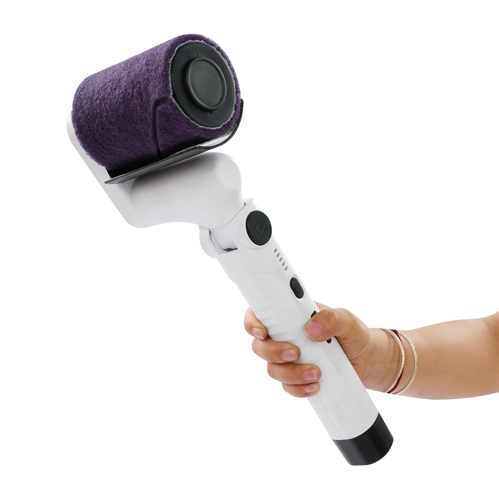 Cepillo de limpieza eléctrico con 4 cabezales versátiles y mango telescópico, 2 opciones de velocidad, resistente al agua para baño, cocina, coche, suelo