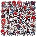 50 Pcs Cool Spiderman Autocollants En Vinyle, Autocollants Imperméables Pour Ordinateur Portable Guitare Étui De Voyage Bouteille D'eau Skateboard Voiture Bagages Vélo Graffiti Stickers