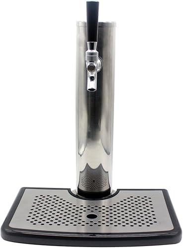 Miniatura 6 de La infancia columna de acero bandeja de goteo de cerveza de montaje 4" sin desagüe