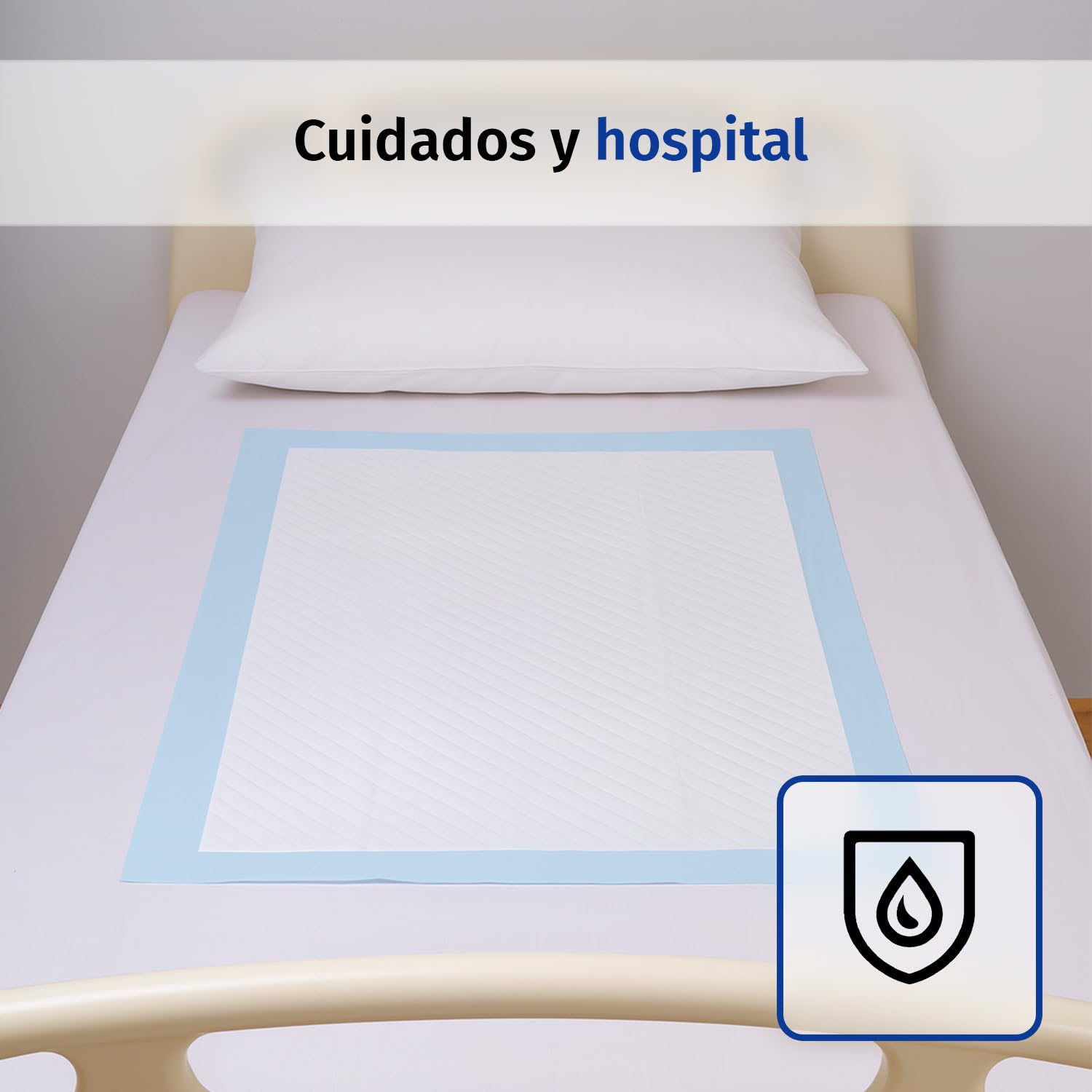Sofex Empapadores Desechables 60×90 cm – 150 (3x25) Unidades, 5 Capas, Protectores absorbentes para incontinencia, Cama y Cambiador; Alta absorción y Base Antideslizante