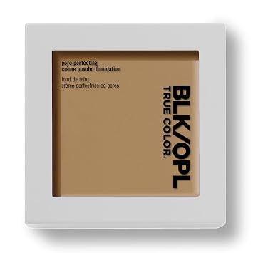 BLK/OPL TRUE COLOR Pore Perfecting Powder Foundation SPF 15, Rich Caramel enriched with Vitamins C & E, cruelty-free