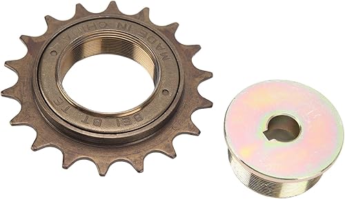 VGEBY Rueda libre de bicicleta 18T con adaptador de volante de accionamiento derecho, alta precisión, ligero y compacto, para motores MY1016Z MY1016