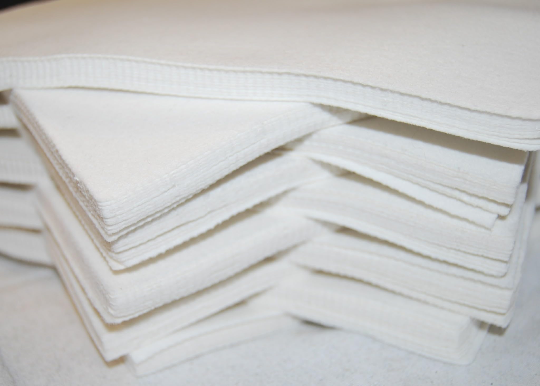 Celloexpress White Felt Sheets For Crafting And Soft Toy Making 100% Acrylic Craft Felt 9" Squares (, 2 Sheets)