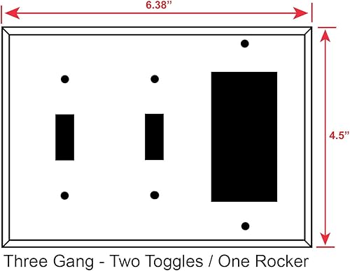 Vista 40 de Art Plates - Placa decorativa para interruptor de luz - Placa decorativa de pared metálica - Combo: palanca - Decora - Azulejo Talavera mexicano