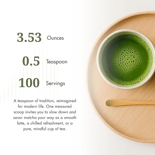 Miniatura 6 de Nippon Matcha Polvo de té verde matcha japonés de grado ceremonial orgánico - Primera cosecha de Uji, Kioto - Certificado USDA, molido en piedra,