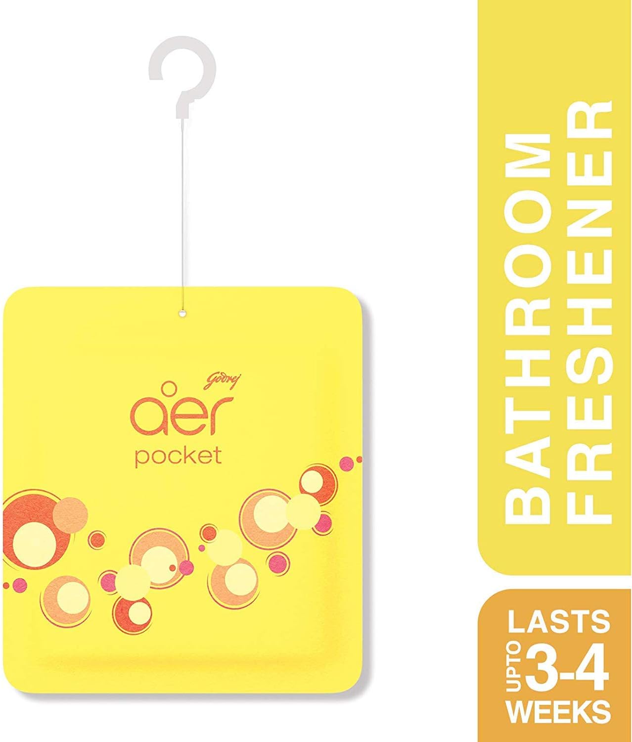 Godrej AER Pocket Bathroom Fragrance - 10 g (Bright Tangy Delight)