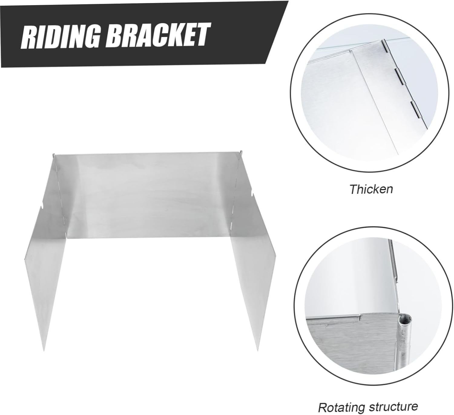 3pieces Folding Wind Screen for Camping Stove Lightweight Durable Windshield for Outdoor Cooking and Picnics for Backpacking and Hiking