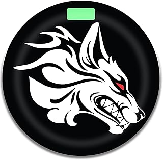 TOOLEPIC Push Start Button Cover for Mustang 2015-2025 – Engine Start Stop Ignition Switch Kit for 2024 Mustang GT Accessories – Snarling Hellhound Unique Design Style Custom Fit