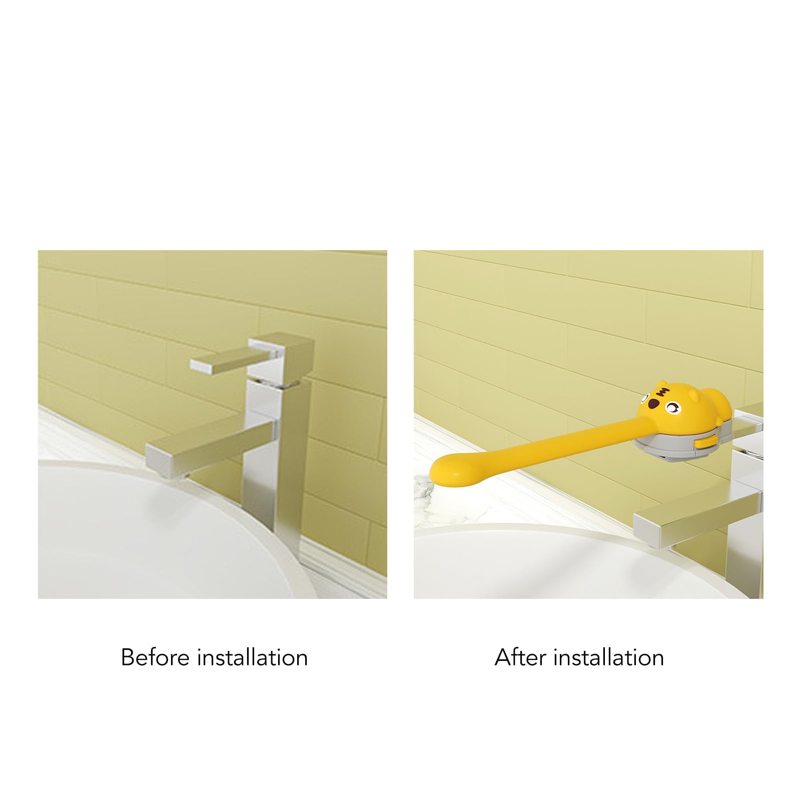 ZJchao Rallonge de Poign e d vier pour Enfants Solution Amusante et ducative pour l Autonomie au Lavage des Mains Compatible avec la Plupart des Robinets