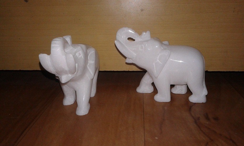大理石　象の置物 Amazon.co.jp: Pooja Creation Store ショップストーン 象の置物