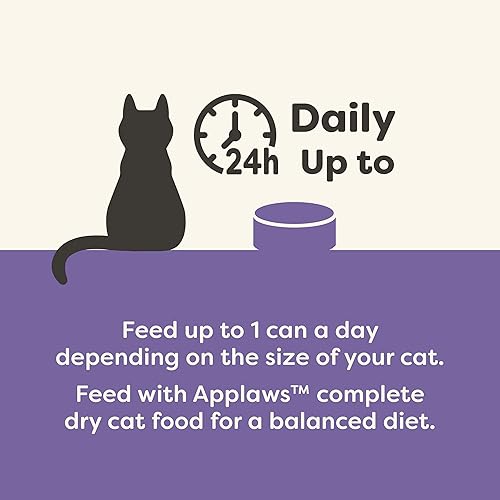 Miniatura 5 de Applaws Alimento húmedo natural para gatos, paquete de 12, alimento húmedo enlatado de ingredientes limitados, paquete variado de pescado en caldo,
