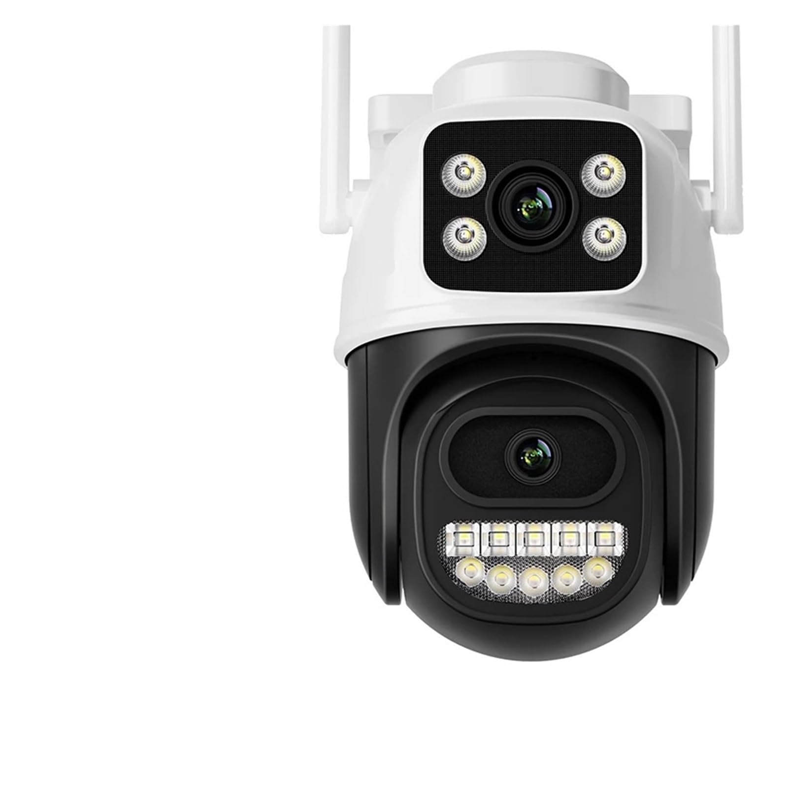 Oshpmbdlyfj Uk Plug 12Mp 6K Ptz Wifi Camera Dual Lens 8X Digital Zoom Ai Human Detection Outdoor 8Mp Cctv Ip Camera Security Protection(,8Mp No Sd Card)