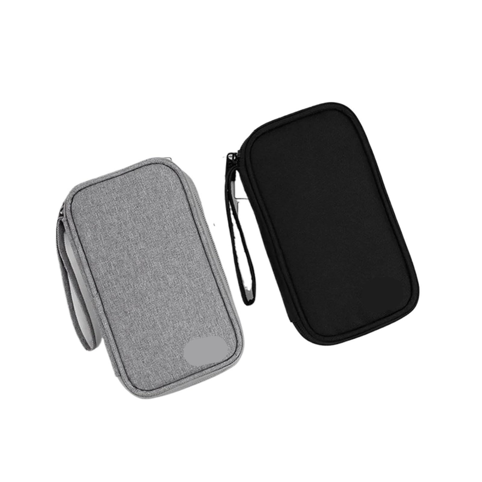 1 Pcs USB Drive Storage Bag Organizer Earphone Data Cable Case Bags U Disk Tech Organizer Pouch Travel Bag(Black)