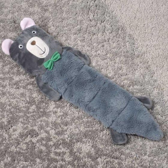 Zoon Forest Friends Multisqueak Playpals – Plush Dog Toys with Multiple Squeakers for Engaging Playtime (47 x 12.5 cm, Bear)