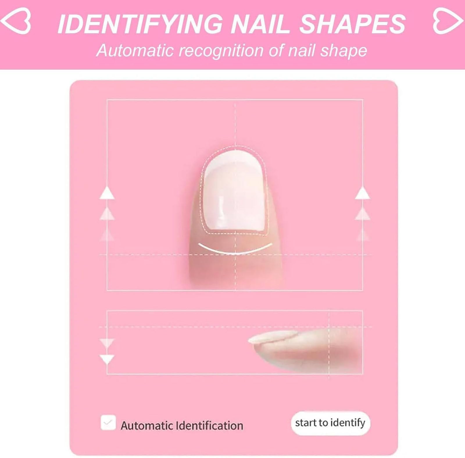 3D Stampante Per Unghie Intelligente,Stampante professionale per nail art,Riconoscimento automatico della forma dell'unghia,per Studio di Unghie/Manicurista/Amanti delle Unghie