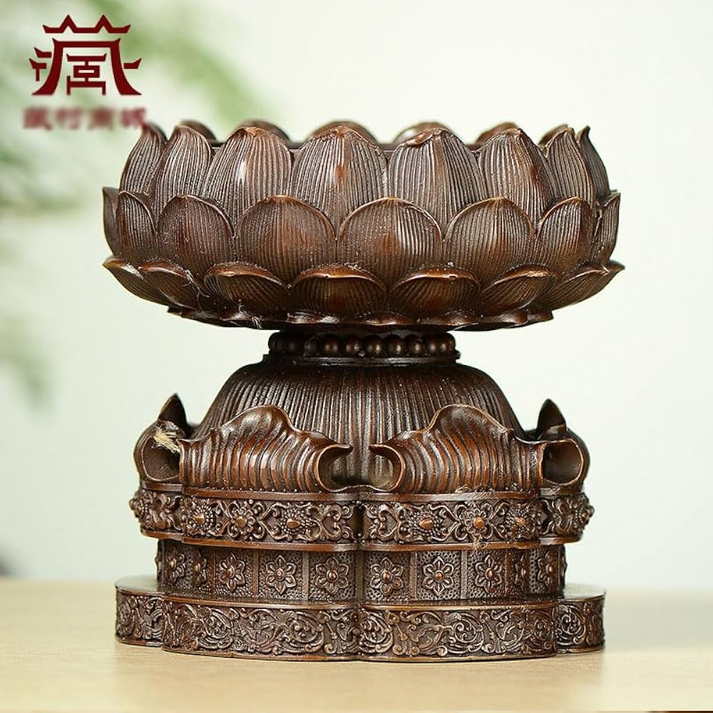 香炉　茶道具　狛犬 Amazon｜仏具 香炉 机上香炉 風水開運置物 狛犬（獅子狛犬）古美