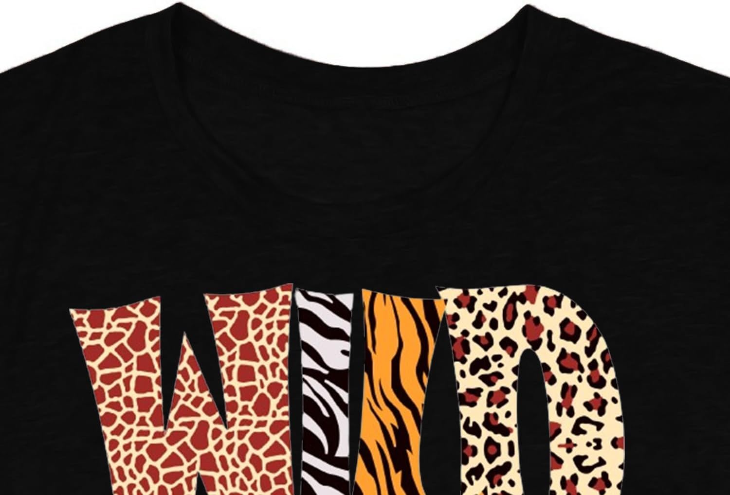 Womens Teacher Shirts Wild About Teaching Leopard Print T-Shirt Teacher Life Tee Top - Image 5