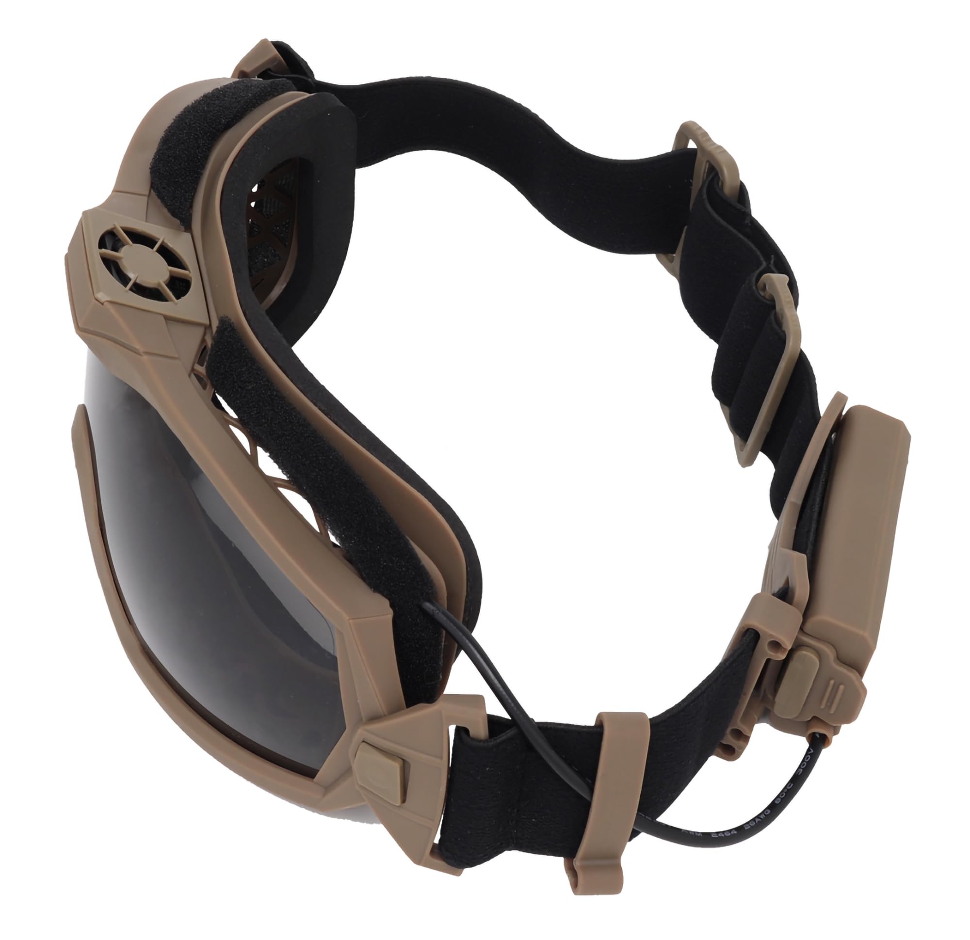 Fan Version Refroidisseur Tactique Airsoft Paintball Lunettes Régulateur Lunettes De Protection pour Snowboard Ski Chasse Tir Sport