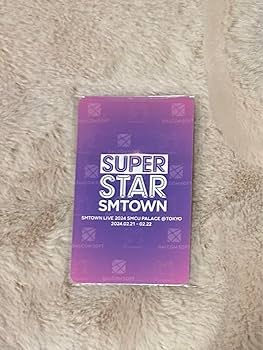SUPER STAR SMTOWN シュスエム アクリル トレカ ジョンウ SUPER STAR