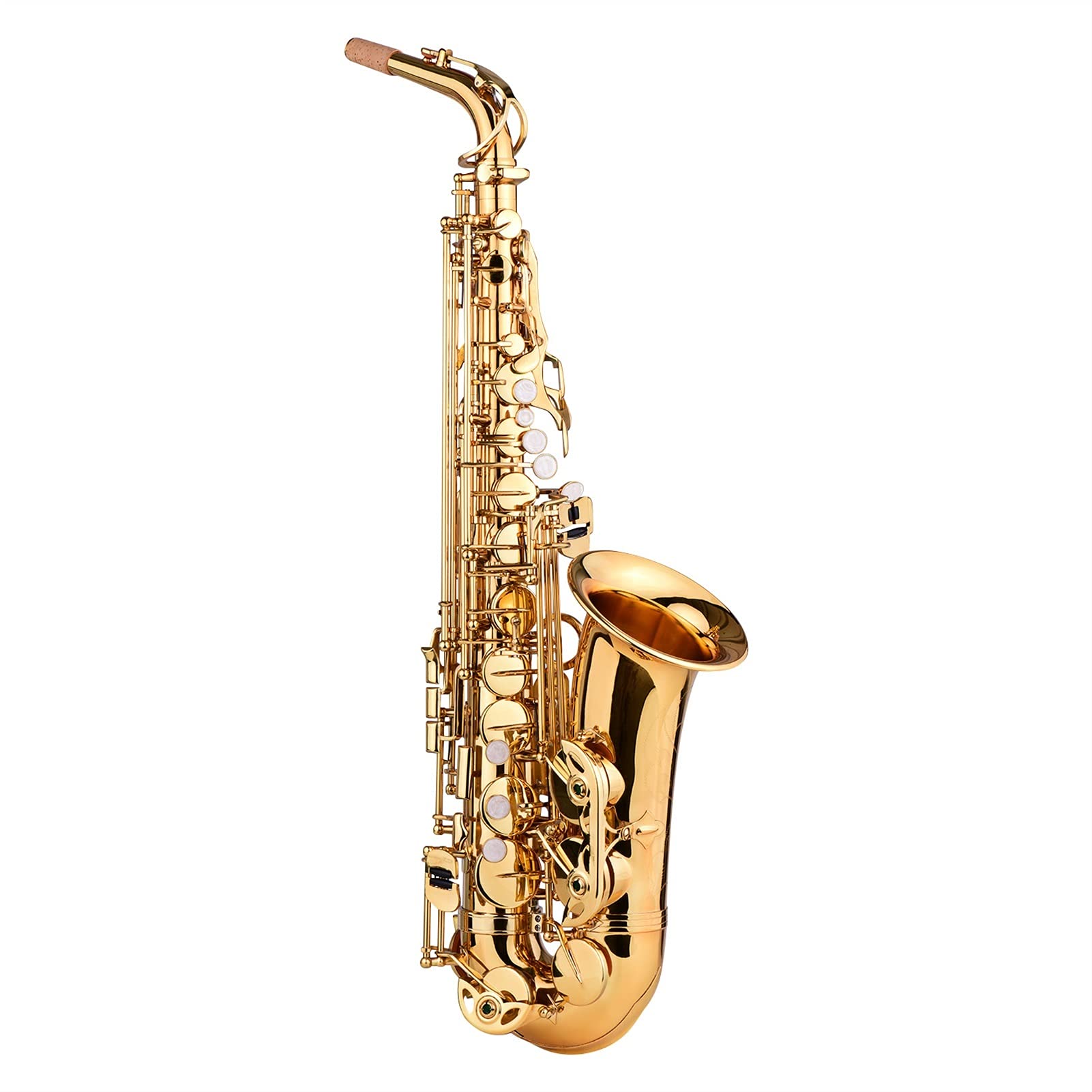 Saxophon Set Major Alt Saxophon EB Key Messing Gold Lack Saxophonzubehör Saxophon Altsaxophon Alto