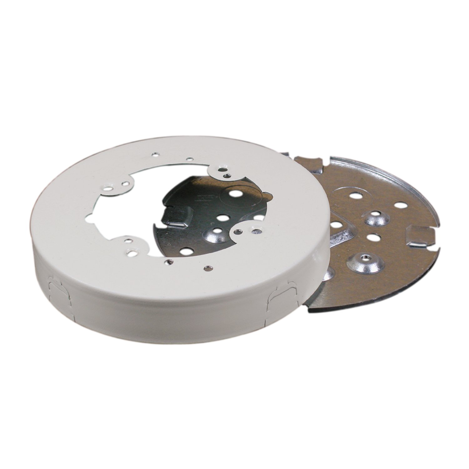 Legrand Wiremold 500/700 Series Metal Raceway Solid Base Round Box Ivory