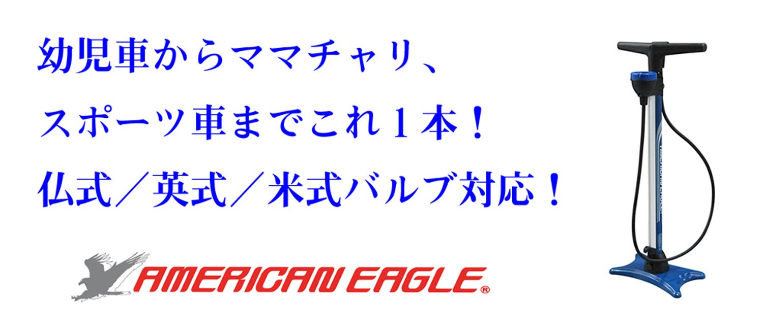 Amazon | American Eagle(アメリカンイーグル)空気入れ 自転車用