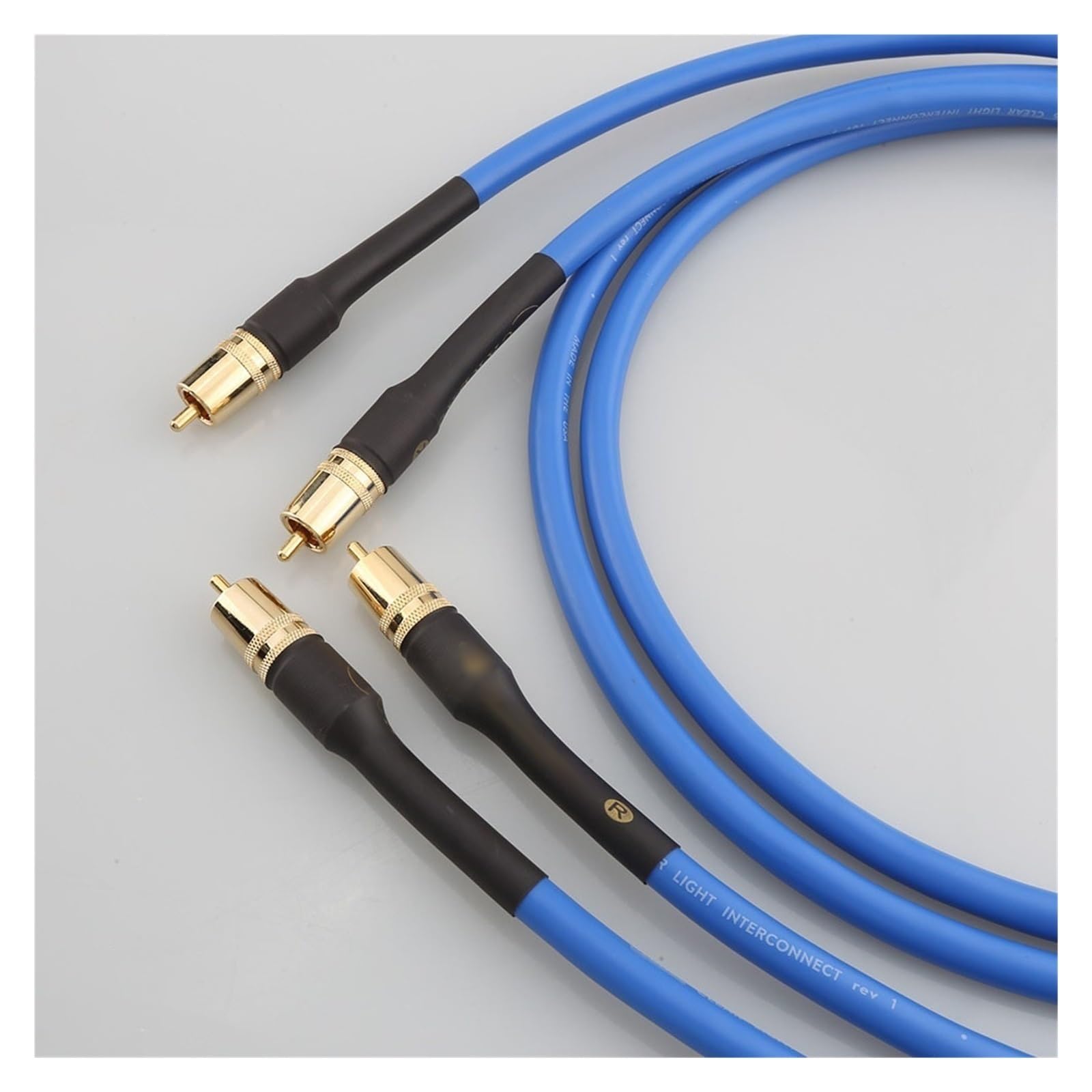 Cavo di interconnessione HiFi for riproduzione CD Cavo audio con jack placcato oro(1 Meters)
