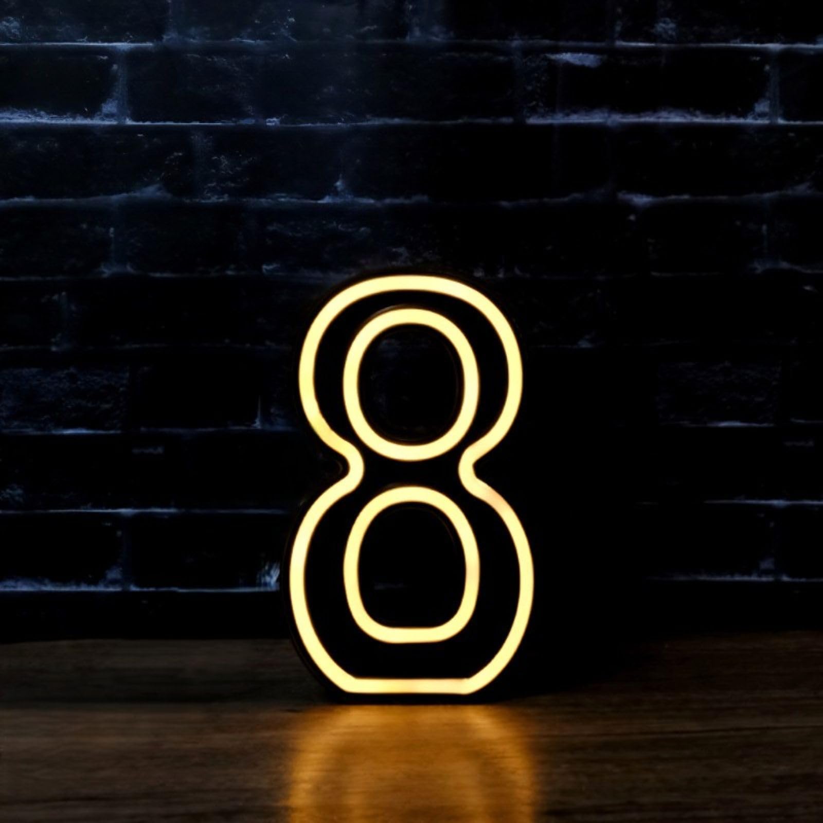 Jemnpela LED Marquee Letter Number Sign Lights Glitter Light Up Alphabet Figure Night Light for Birthday Party Wedding Home Bar Holiday Wall Decoration