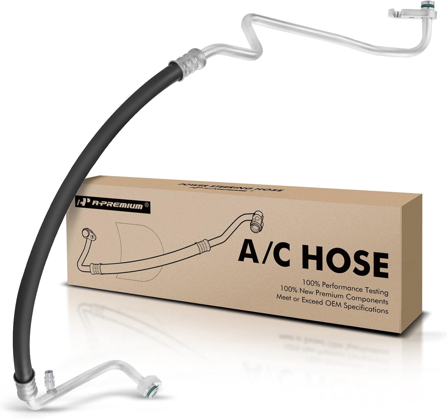 A-Premium A/C Suction Hose Assembly Compatible with Subaru Crosstrek, 2018 2019, 2.0L, Petrol, with Automatic Temperature Control, Compressor to Evap
