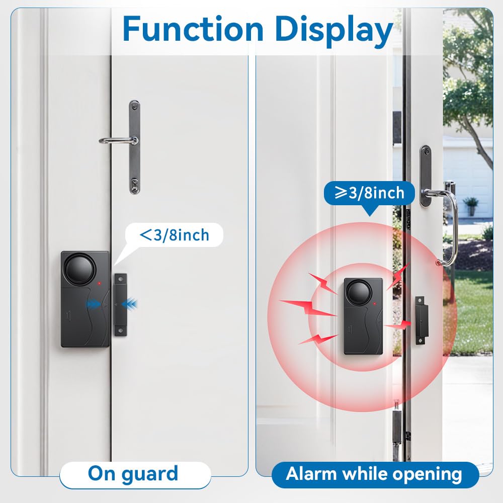 Tür-Fensteralarm SF03R, Schwarz