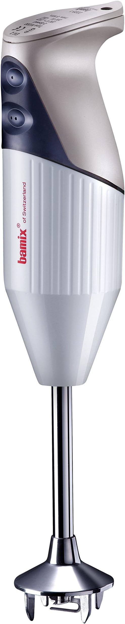 bamix Superbox Hand Blender Food Processor Swiss Made Lifetime Guarantee 200 W Motor 12-17000 rpm 2 Speed Setting Stainless Shaft Beater Multi Purp Whisk Meat Blades (4) Slicesy Jug Stand Processor