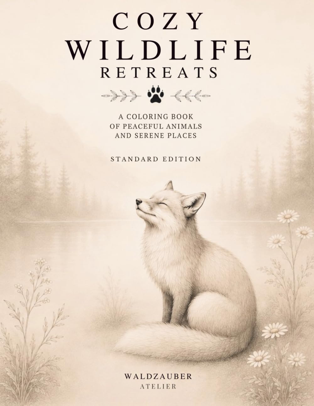 COZY WILDLIFE RETREATS — STANDARD EDITION: a adult coloring book (Cozy Retreats Collection - Created by Waldzauber Atelier)