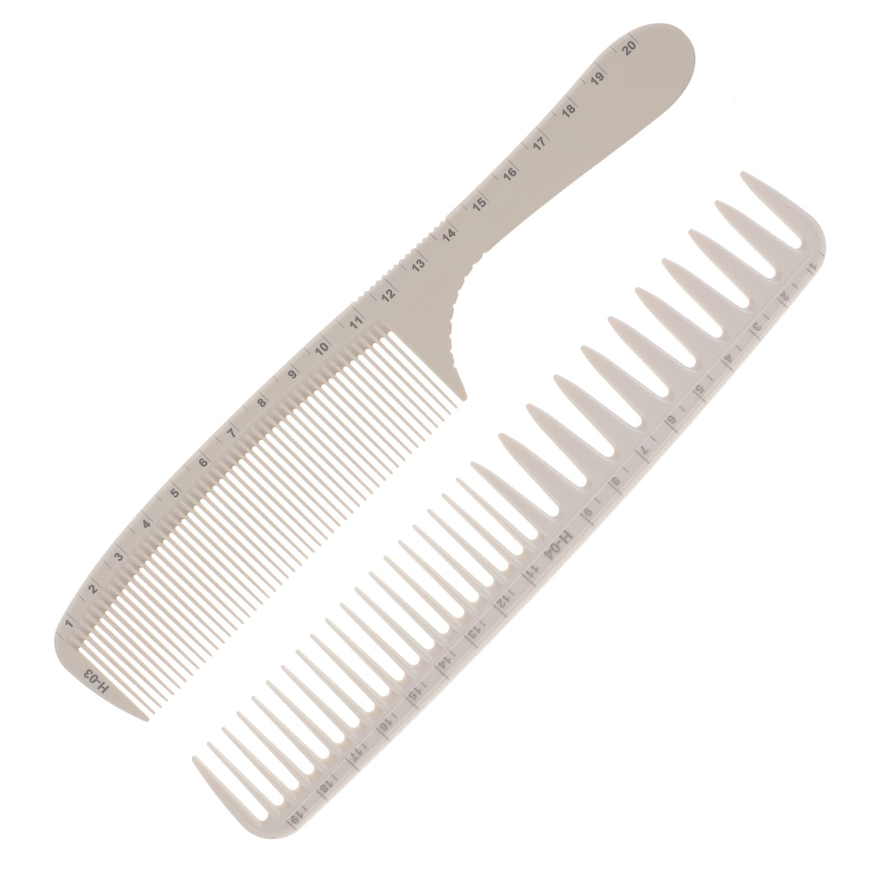 Healeved 10stücke Haarschneidekämme Mit Maßstab Professionelle Friseurwerkzeuge Für Präzises Haarschneiden Geeignet Für Salon Und Zuhause Feine Und Zähne Für Haartypen
