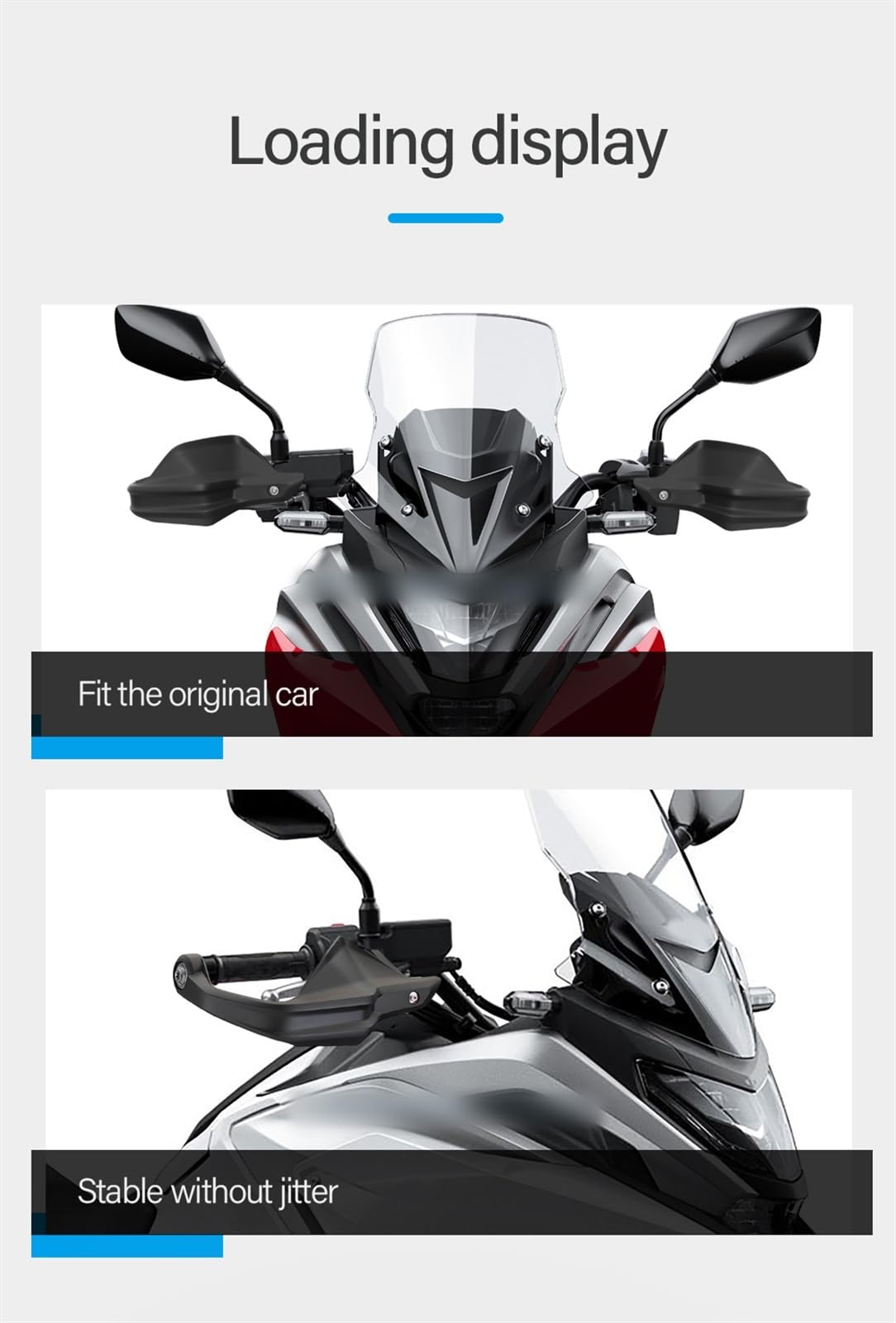 Moto Paramani Scudo Protezione della Mano Accessori Parabrezza per H&Onda NC 750 X NC700X NC750S CB650F CTX700 NC750X Protezioni Mani