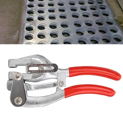 Miniatura 2 de Punzón eléctrico de mano y perforador de chapa metálica  Punzón de agujero de metal, juego de punzón de agujero de alta resistencia, punzón de mano