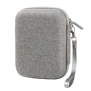 ZIKKON Protective Hard Case for Instant Mini EVO Link 2 Liplay Camera EVA Carrying Bag Holder with Inner Storage Pocket (Grey)