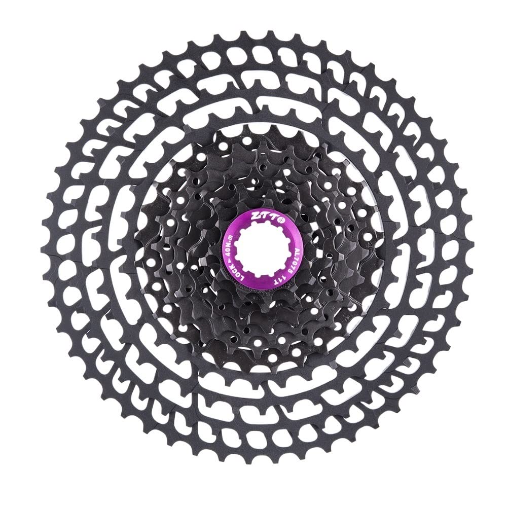 PiñOn Bicicleta 11s 11-50T 2 Cassette MTB 11Velocidad Amplia Relación Ultraligero 368g Rueda Libre Bicicleta de montaña Piezas de Bicicleta Cassettes Y PiñOnes para Bicicletas