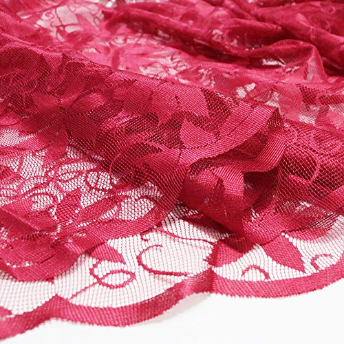 Asunflower Tablecloth Rectangle 60" X 83" Holiday Red Tablecloths Rectangle Tablewith Lace Leaves Prints Christmas Table Fabric Cover #TOP3