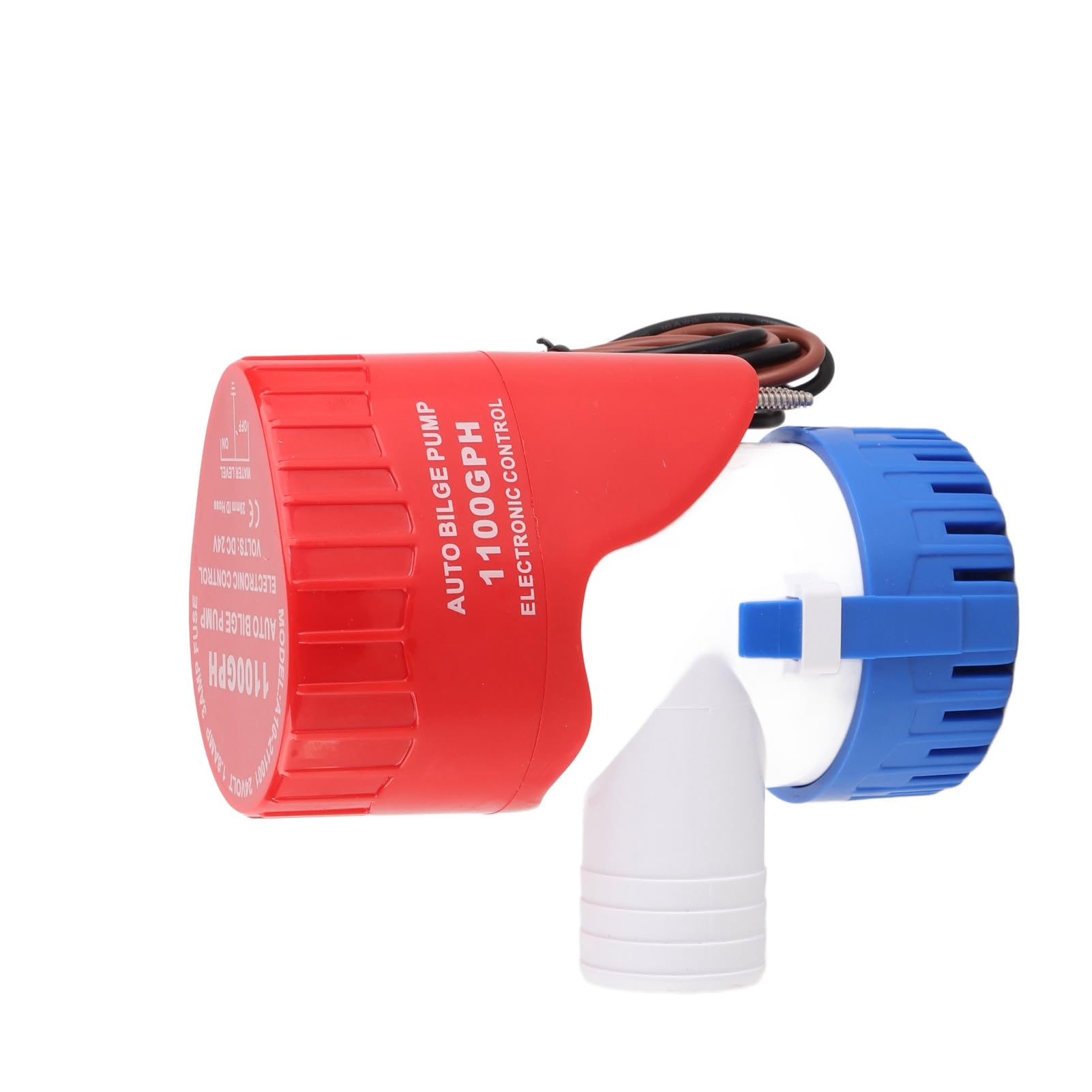 Pompa di Sentina Automatica per Barche 1100GPH, Sollevamento 4m | Pompa di sentina elettrica con interruttore ad elettrodo, materiale ABS, per yacht, camper, laghetto, serbatoio dell\'acqua