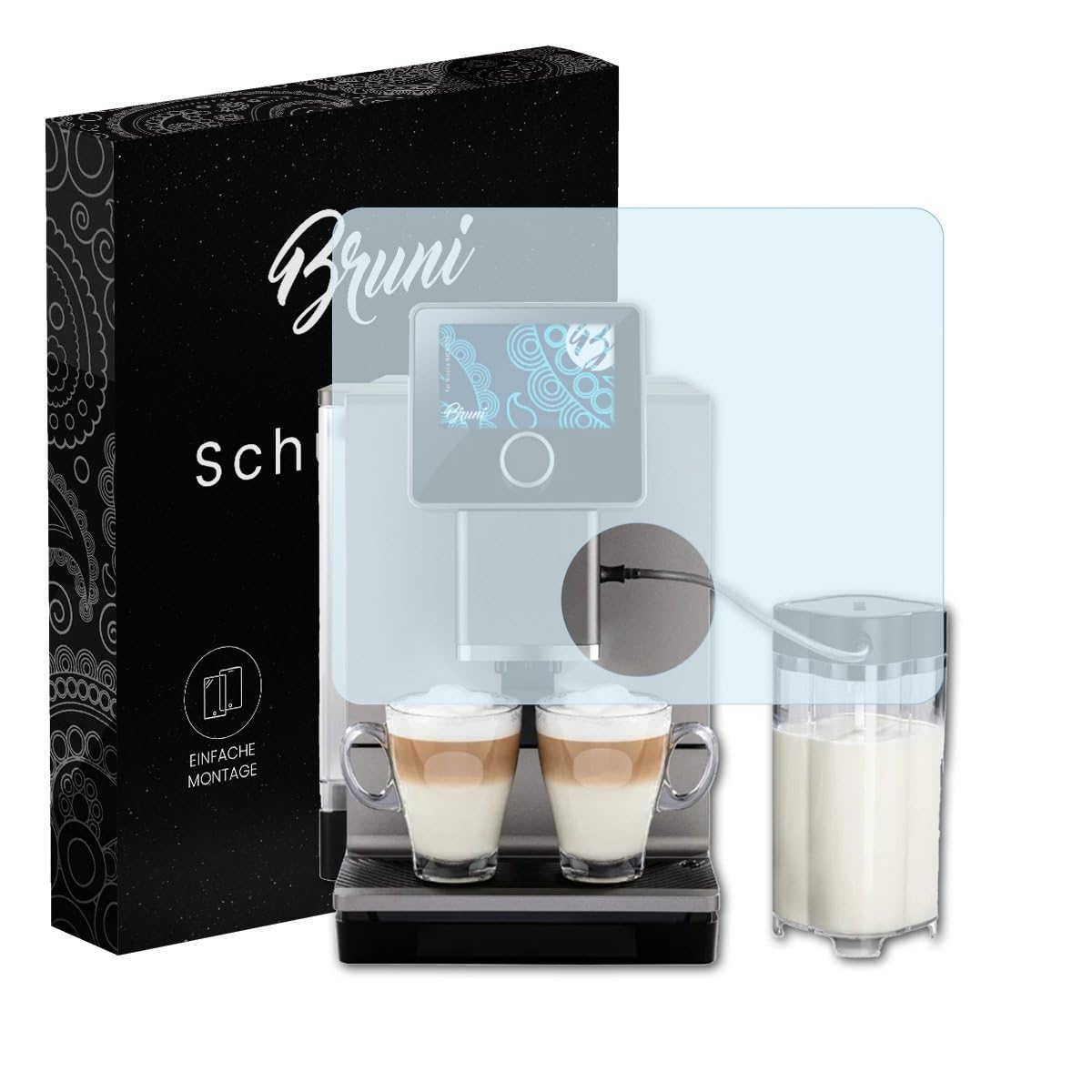 Bruni Screen Protector compatible with Nivona NICR 970 Protector Film, crystal clear Protective Film (2X)