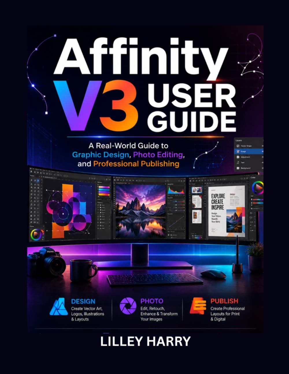 Affinity V3 User Guide: A Real-World Guide to Graphic Design, Photo Editing, and Professional Publishing