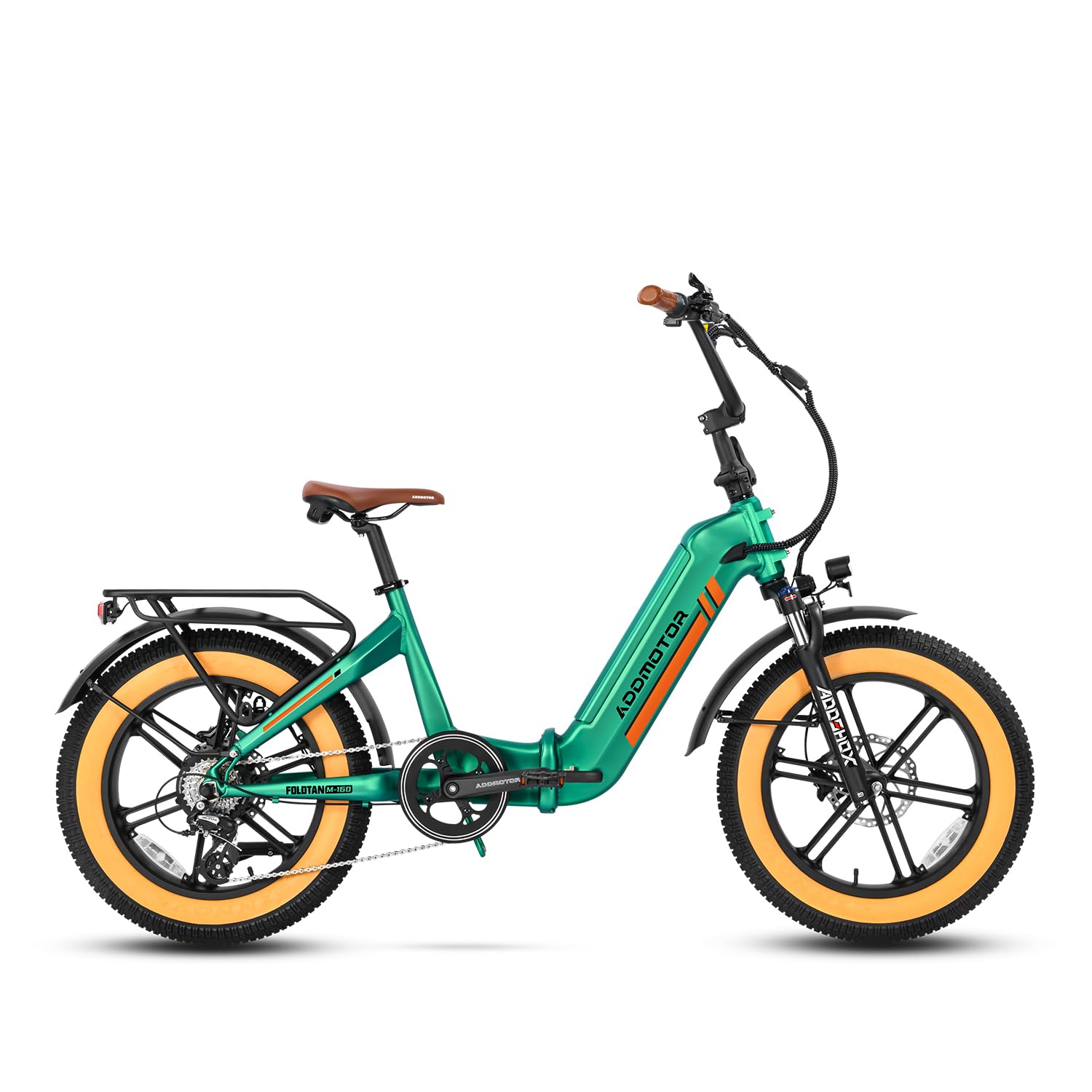 ADDMOTOR FOLDTAN M-160 Electric Bike for Adults, 20AH 48V Bulit-in Battery, 750W 100MI Foldable Ebike Step Through E-Bike, Fat Tire Electric Bicycle with Hydraulic Brake & Torque Sensor