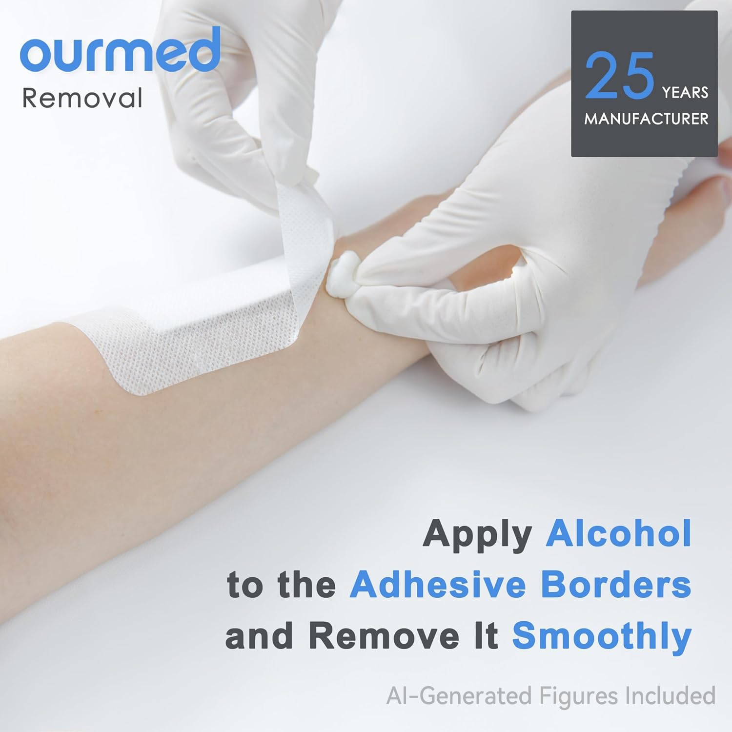 Ourmed Gauze Dressings - Pack of 25 -5 Ourmed Gauze Dressings - Pack of 25 -5
