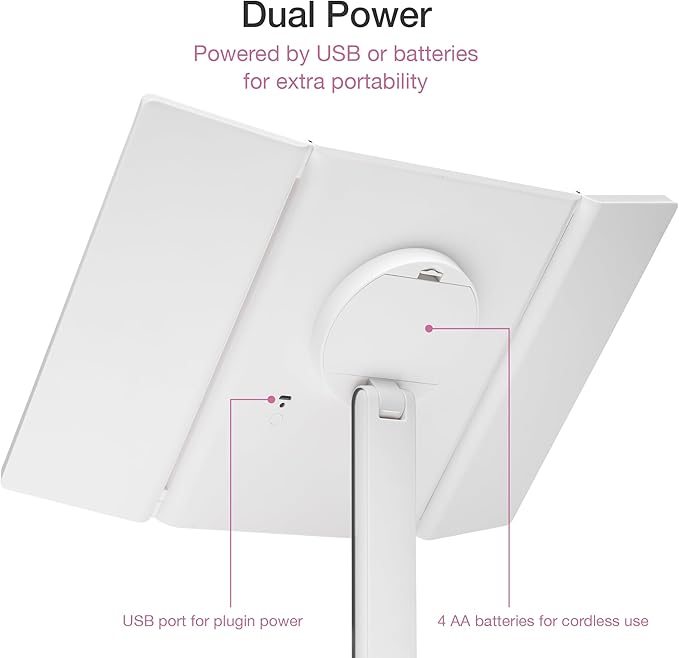 Espejo de Maquillaje Fancii con Luz LED Natural, 5X y 7X miniatura 7