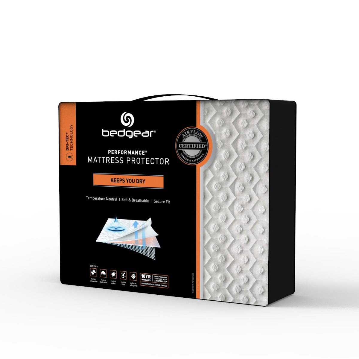 Amazon.com: Bedgear Cal King Dri-Tec Waterproof Mattress Protector ...
