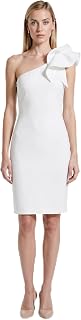Anne Klein Women's One-Shoulder Ruffle Short Dress