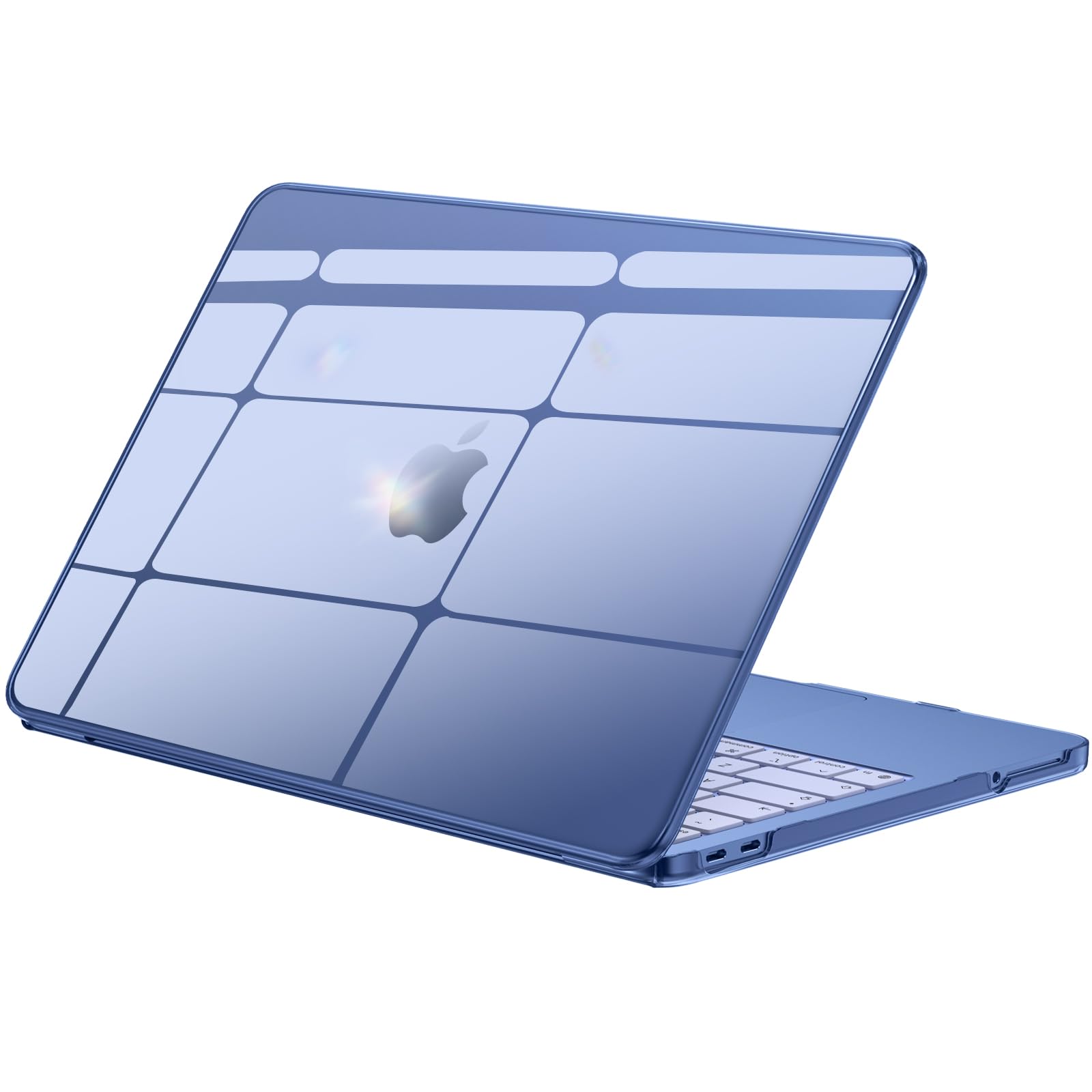 BlueSwan Transparente Schutzhülle Hartschale Hülle kompatibel für MacBook
