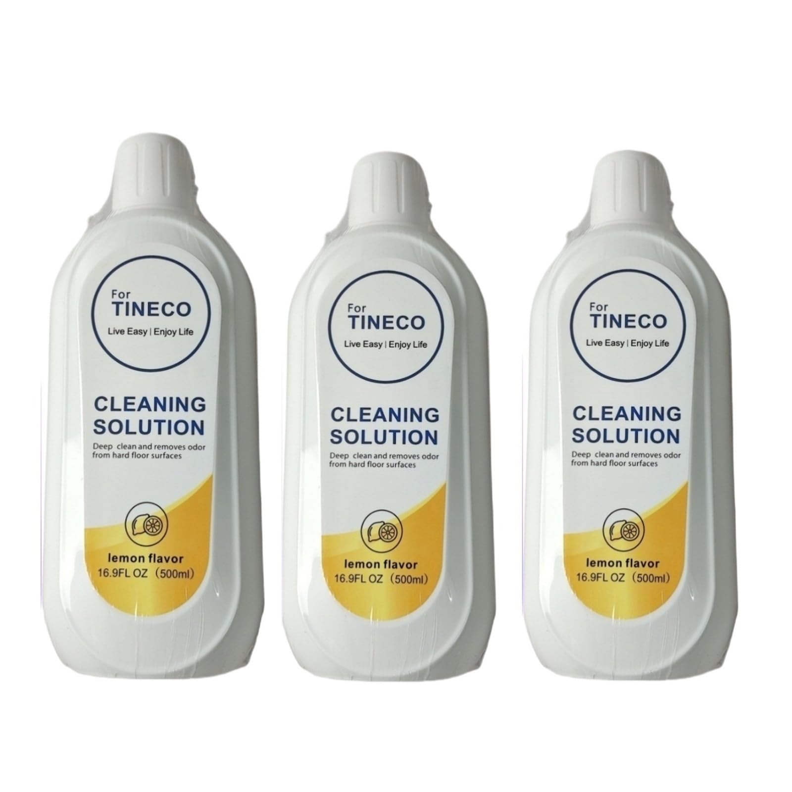 Detergente Per Pavimenti, Aroma Limone 16,9 Fl Oz (500 Ml). Compatibile Per Tineco Floor ONE S3 / IFLOOR 3 Breeze. Pulizia Profonda Di Varie Superfici Dure.(3pack)