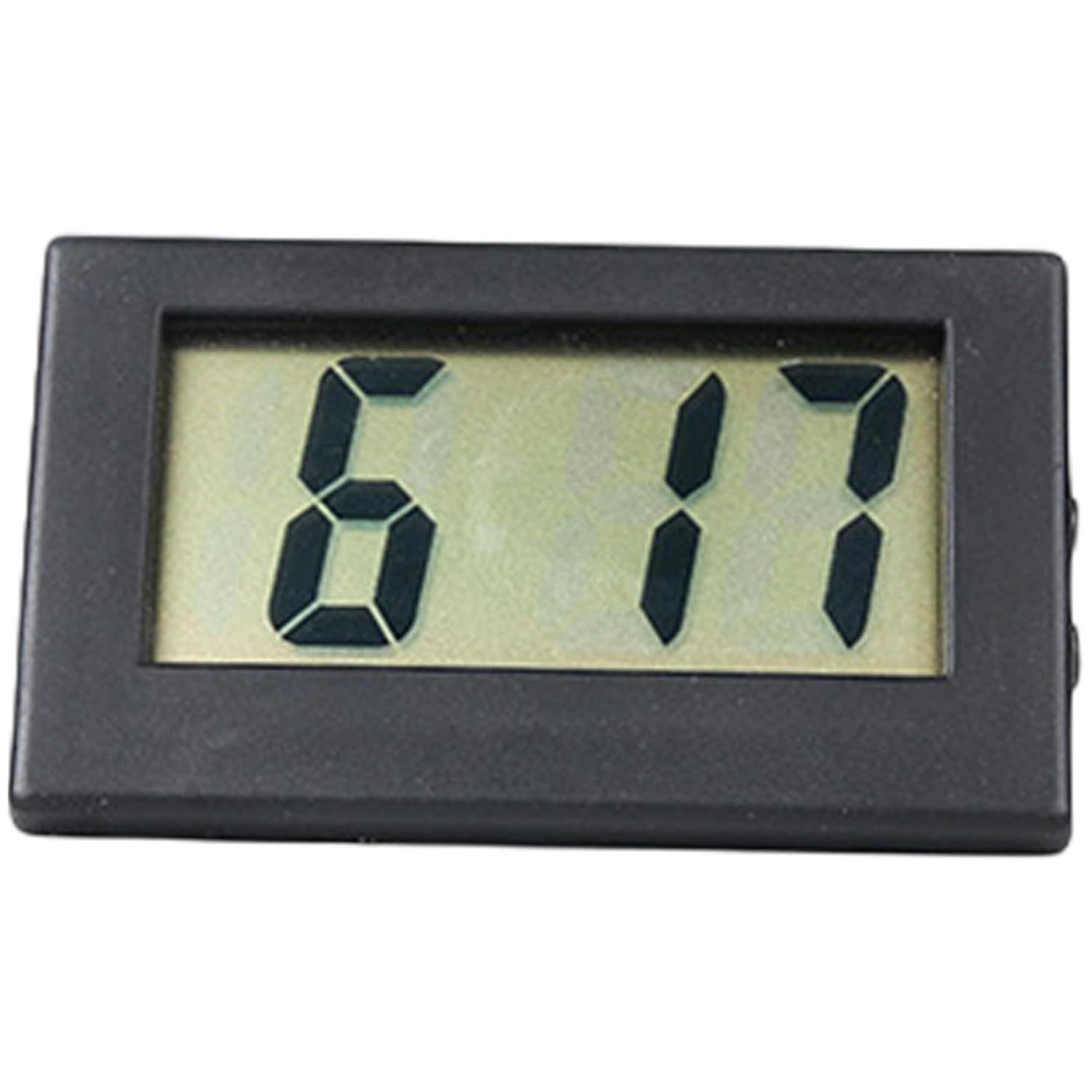 Faroby Small Digital Clock 2 2x1 Inch Battery Operated Alarm Triangular Quiet LED Bedroom